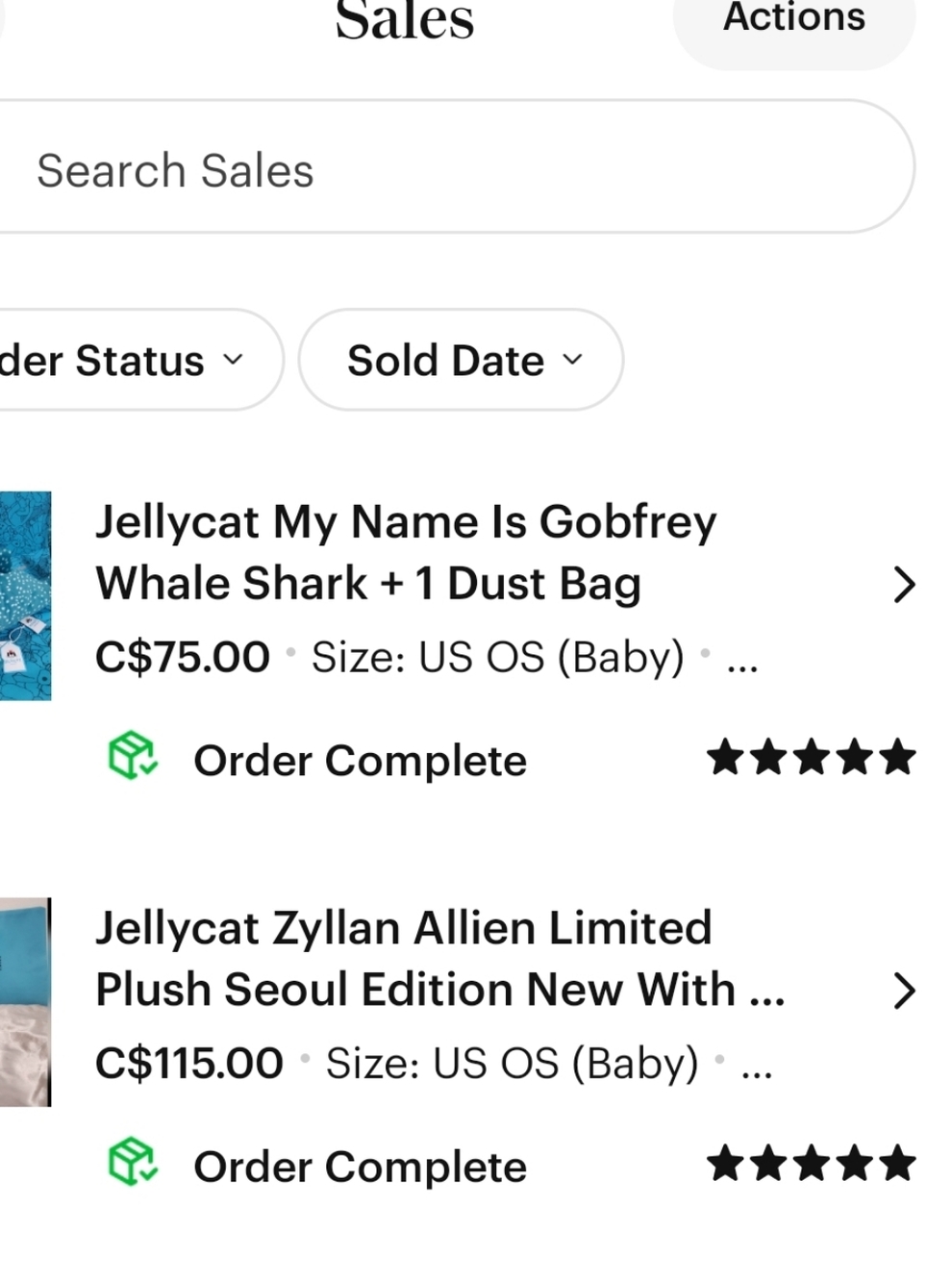 Ty To All My Buyers